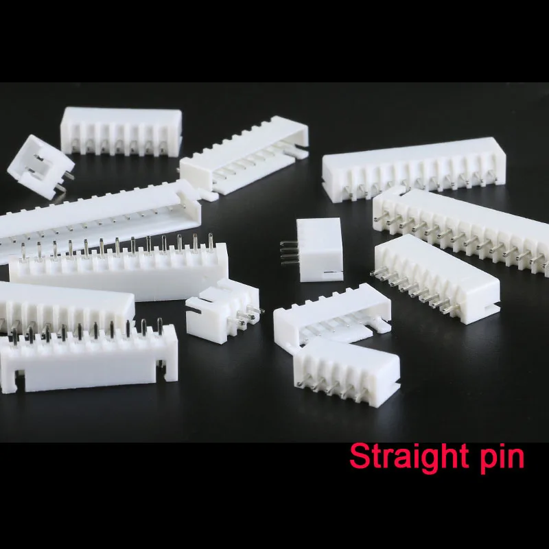 50Pcs/10pcs XH2.54 Connector 2.54MM 90 Degree Right Angle Pin Header/Terminal/Housing Wire Connectors 2P 3P 4/5/6/7/8/9/10P 12P