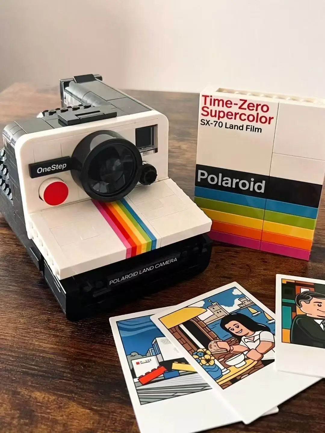 

Cross-border building block item number 68901, adult assembly building block decoration of SX-70 camera for stress relief.