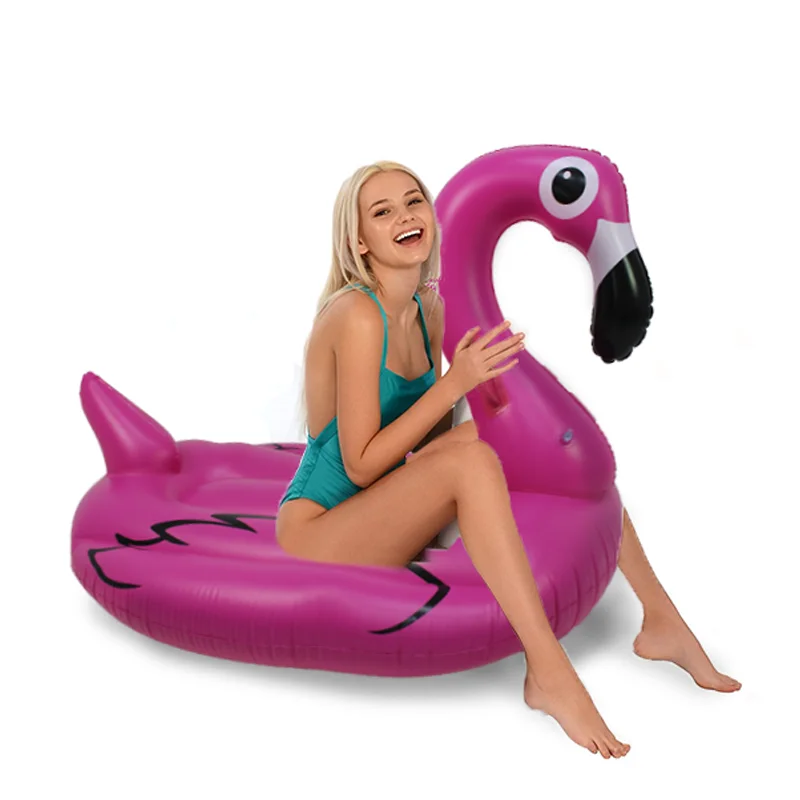 Flamingo Pool Float Inflatable Summer Beach Float Swimming Pool Party Toys Ride-on Lounge Raft Water Pool Floatie