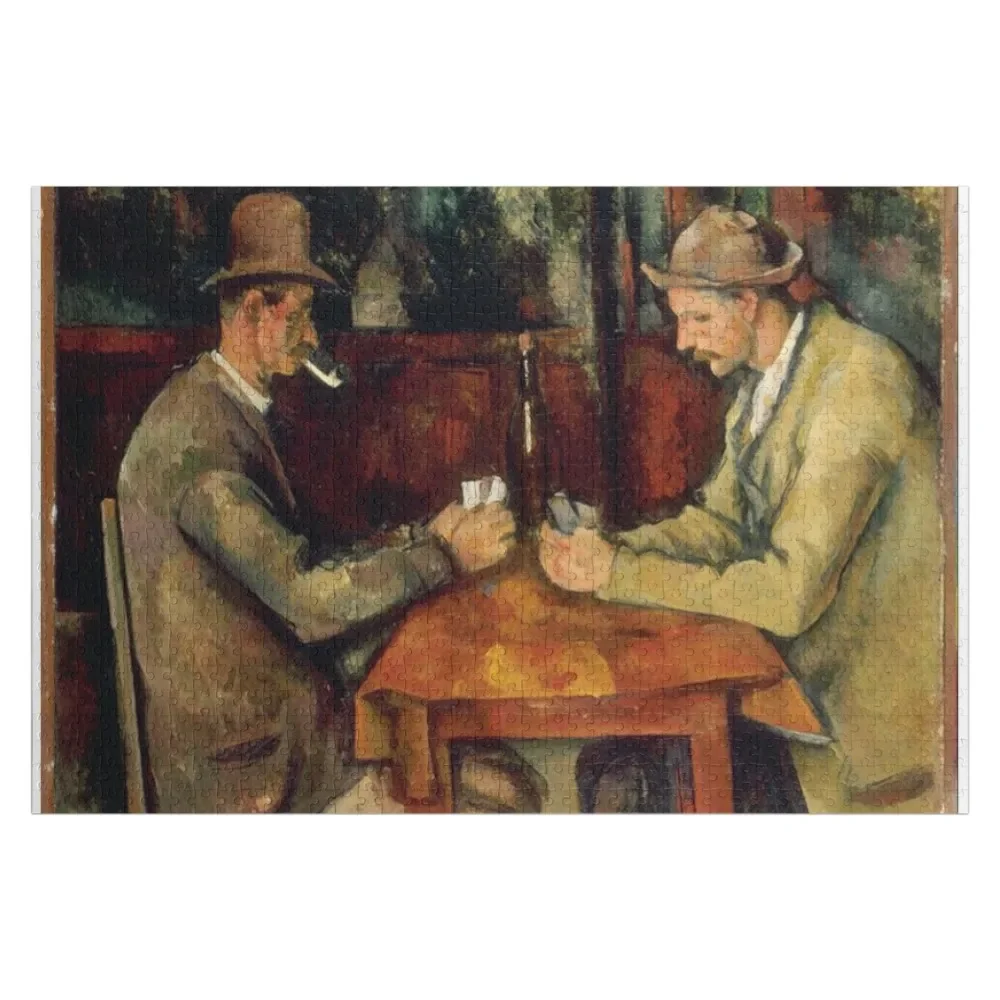 

The Card Players, Paul Cezanne Jigsaw Puzzle Name Wooden Toy Toys For Children Puzzle