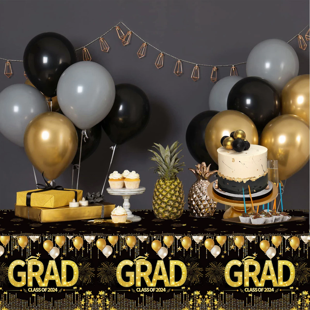 Happy Graduation Backdrop for Photography Class of 2024 Congrats Grad Prom Party Background Congratulations Graduates Decor Prop