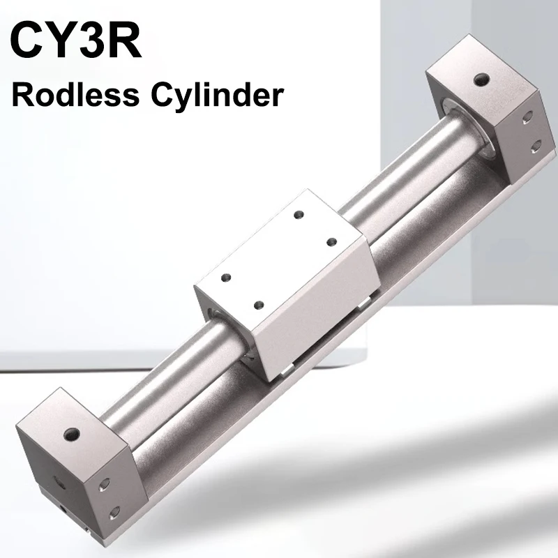 

CY3R6 CY3R10 CY3R15 CY3R20 CY3R25 CY3R32 50 100 150 200 250 300 CY3R Magnetic Rodless Cylinder Direct Mount Type