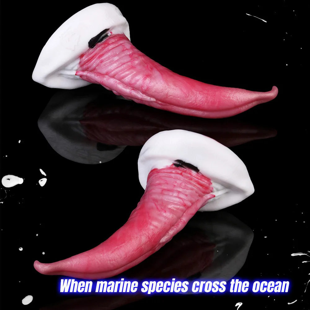 YOCY Giant Animal Killer Whale Penis Silicone Monster Dildo With Sucker Anal Massager Sex Toys For Adult Women Men Pleasure