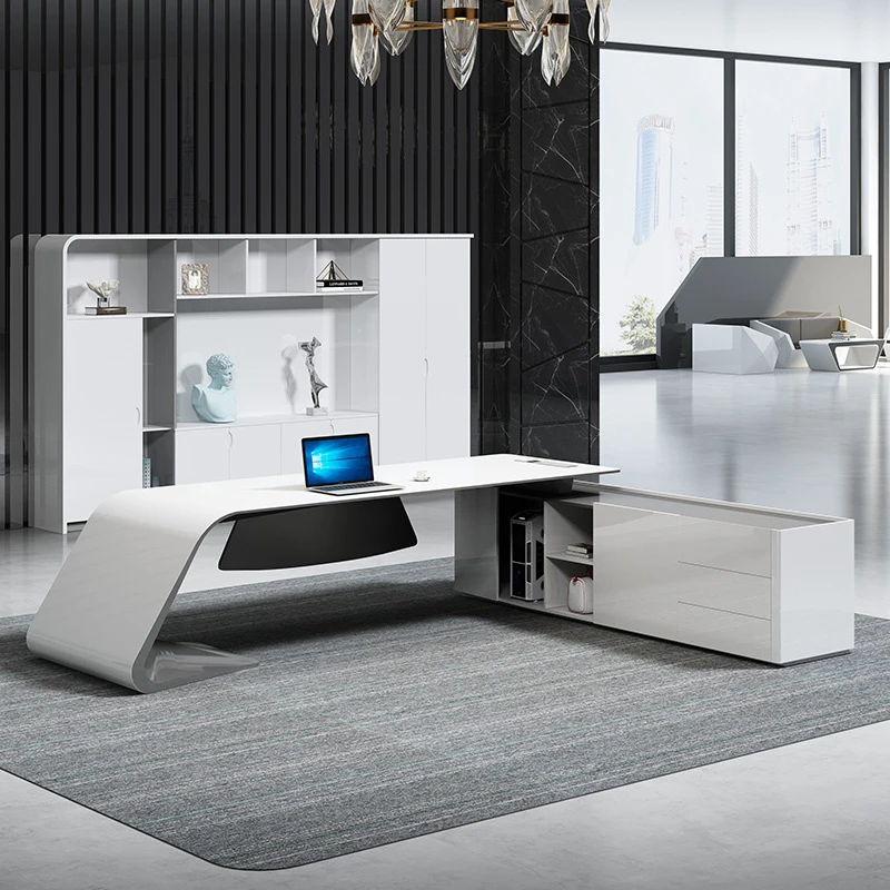 CEO desk,boss table,office Furniture,Painted , Simple Modern Stylish CEO Set, Manager , Supervisor , Executive , Office Desk