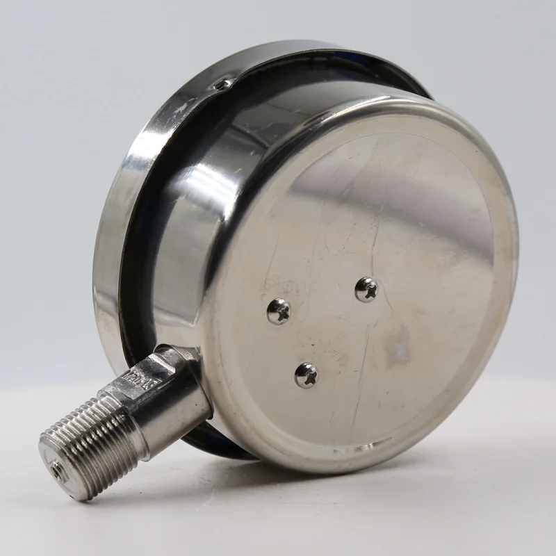 Y-100BF stainless steel vacuum pressure gauge 0-1.6 MPa anti-corrosion steam water pressure gauge barometer barometer