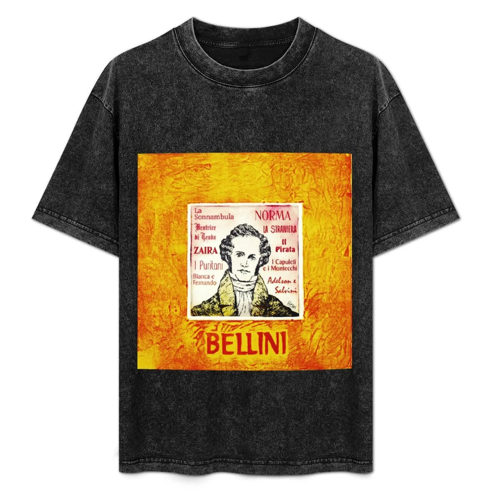 Vincenzo Bellini - Camiseta de compositor de ópera italiano, camiseta sencilla para las fiestas