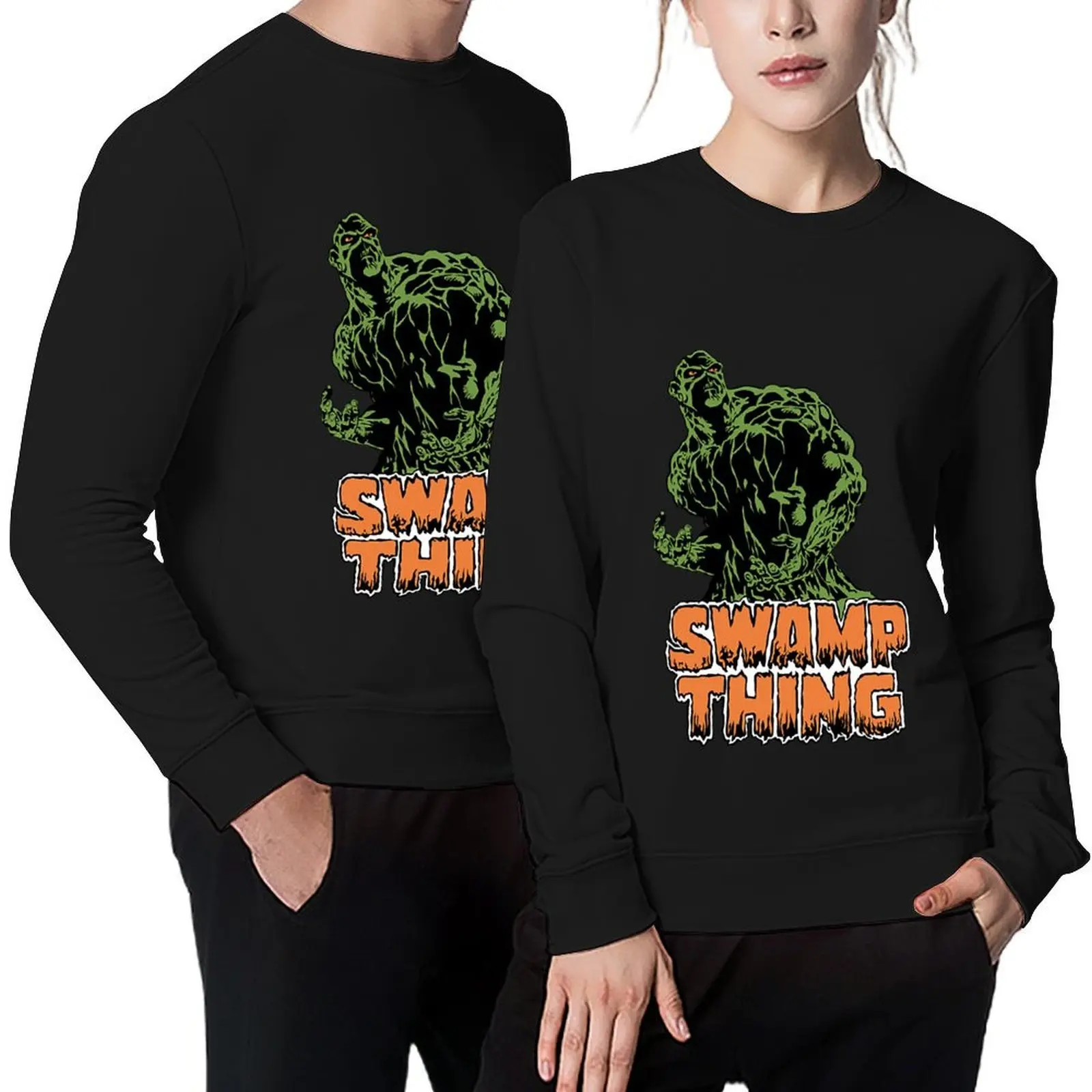 

Secret Swamp Thing Gifts Movie Fan Pullover korean autumn clothes autumn jacket men aesthetic clothing hooded sweatshirts
