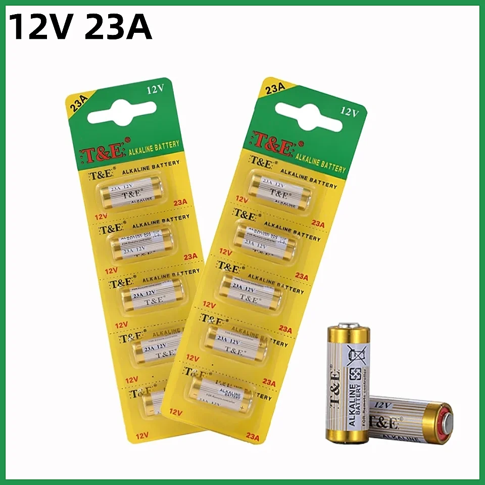 

5-60 шт. 23A 12V Батарея A23 Щелочные батарейки 23A E23A A23 23GA A23S для дистанционного управления дверным звонком, игрушки, калькулятор ключей от машины