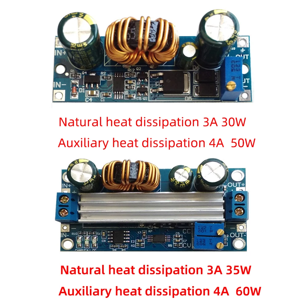 

Automatic Buck Boost Converter Step up Step down Power Supply Module 30/35/35/35W DC-DC 4.8/5.5-30V to 0.5-30V Adjustable Board
