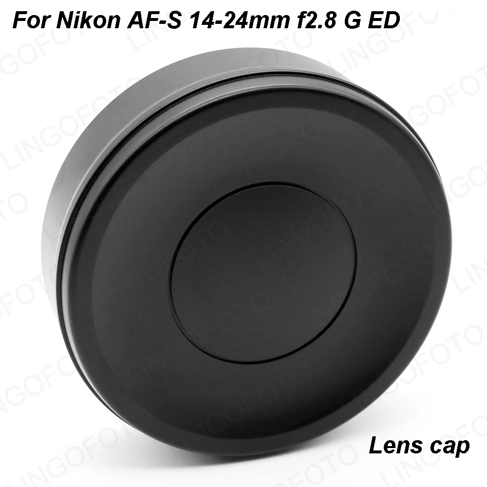 For Nikon AF-S 14-24mm f/2.8G ED Front Lens Cap Slip-on Black Plastic No logo NP3257