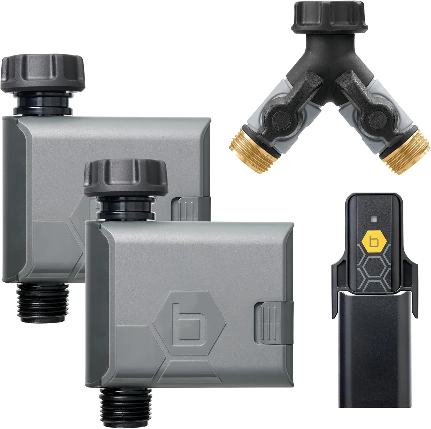 

Smart Hose Watering Timer, 2-Pack, Hose Y-Splitter