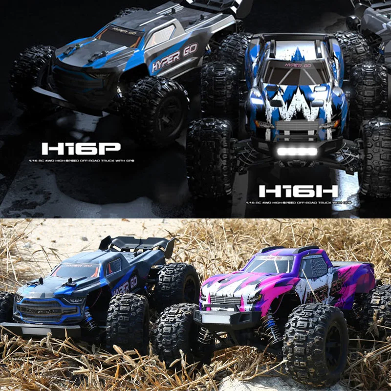 MJX Hyper Go H16H H16P H16E 4WD Remote Control Car High Speed Truggy With GPS RC Monster Truck RTR