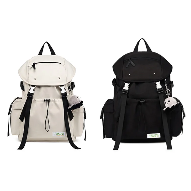 Men Women Nylon Laptop Student Backpack Girl Boy Leisure School Bags Male Ladies College Backpack Travel Fashion Female Book Bag