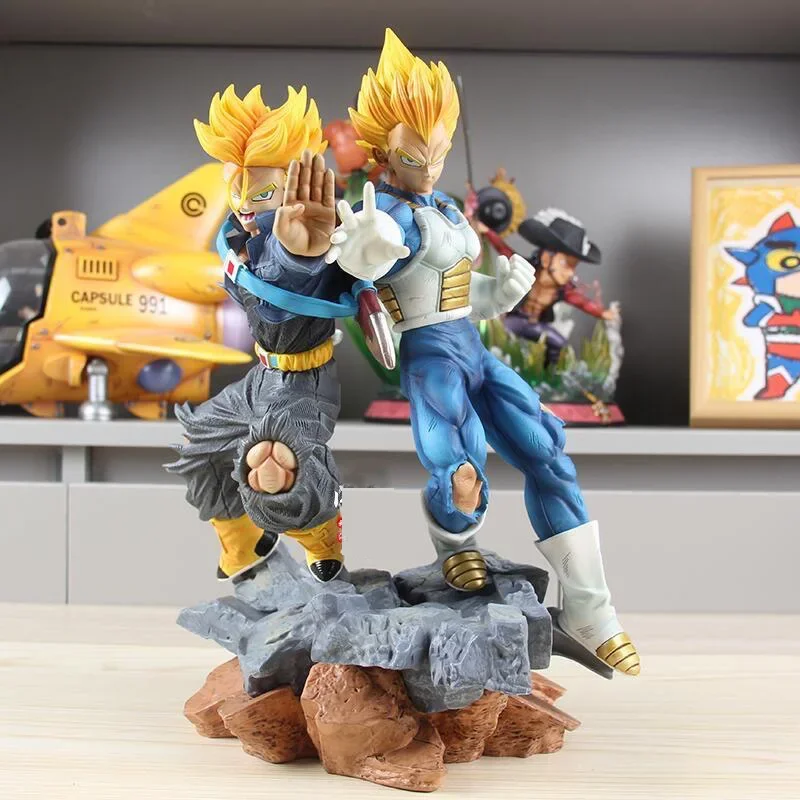 

31cm Anime Dragon Ball Z Figure Trunks Vegeta Figures Super Saiyan Gk Dbz Action Figurine Statue PVC Model Doll Collection Toys