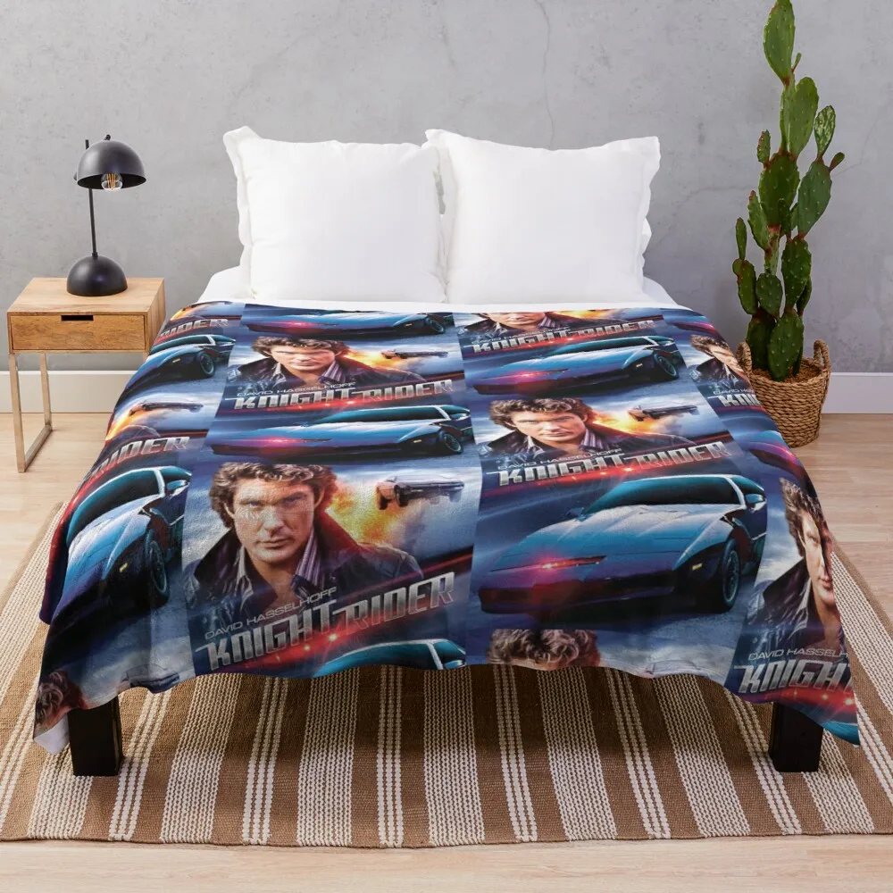 THE FANTASTIC CAR - KNIGHT RIDER Throw Blanket Sofa blanket throw blanket for sofa blankets for sofas