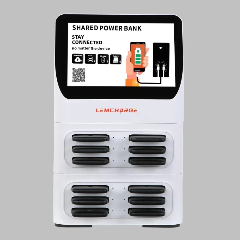 Outdoor waterproof shared power bank station mobile payment machine