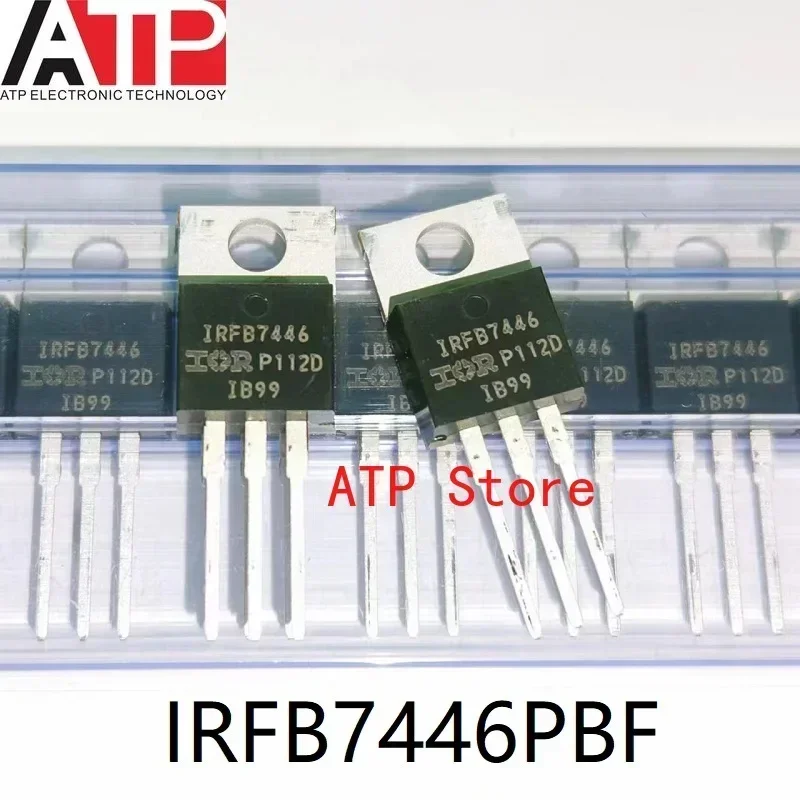 10pcs/lot 100% New Imported Original IRFB7446PBF IRFB7446 TO-220 MOSFET Transistor N-CH 40V 118A TO220AB