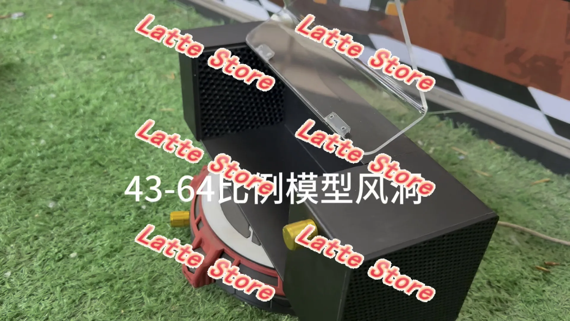 1/64 Scale Car Model Desktop Wind Tunnel, Mini Aerodynamic Simulator For Automotive Wind Resistance Visual Flow Test Hobby Tool