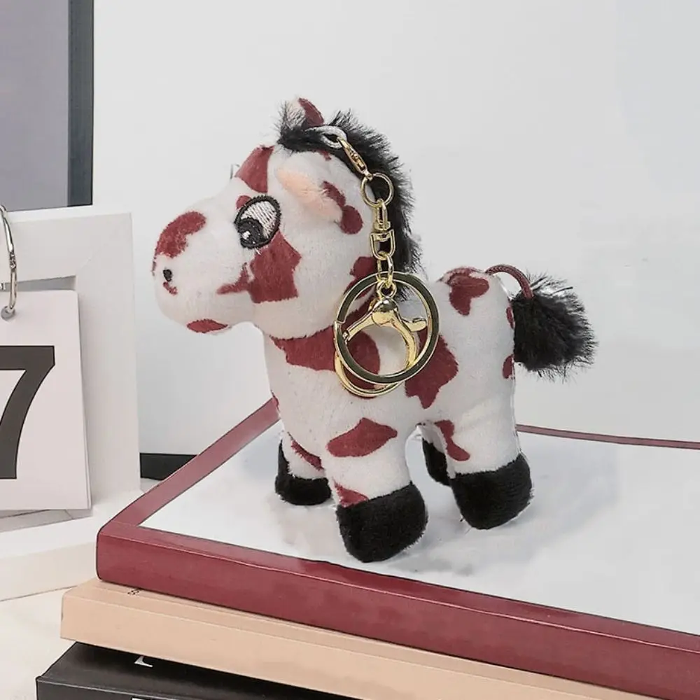 พวงกุญแจม้าตุ๊กตา น่ารัก สไตล์การ์ตูน ของตกแต่งกระเป๋าเป้ ของประดับแขวน พวงกุญแจม้าตัวเล็ก