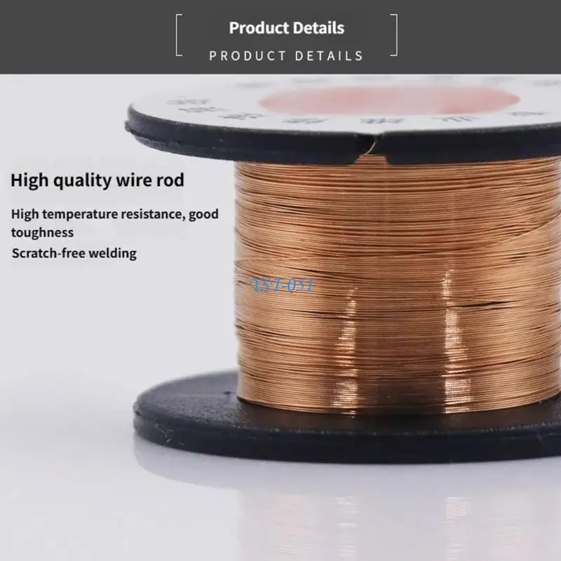 E15A 5Pcs 0.1mm Silver Plated Copper Soldering Wire For Precisions Electronics Work