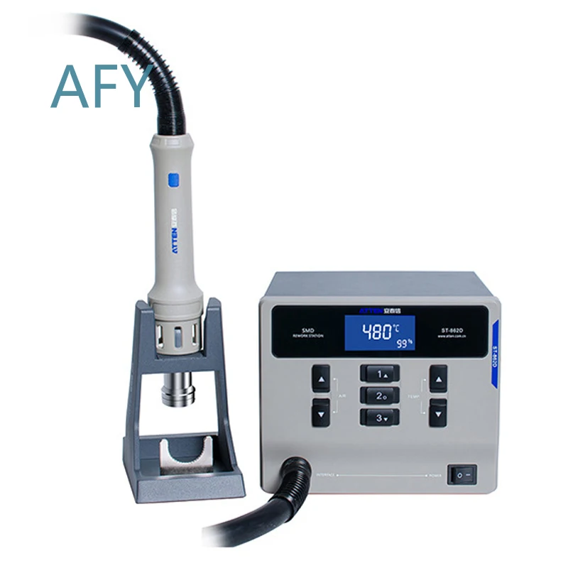 Hot Air Gun for ST-862D Digital Display Soldering Station Adjustable Temperature Control Precision Repair Tool Industrial