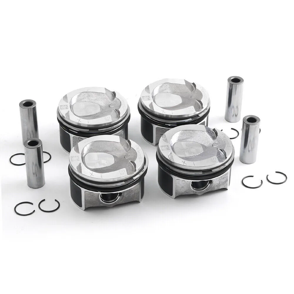 

4Pcs 2710305017 2710300324 Pistons and Rings Set Φ82mm STD For Mercedes-Benz W204 W212 C200 C250 E250 CGI 1.8T Car Engine