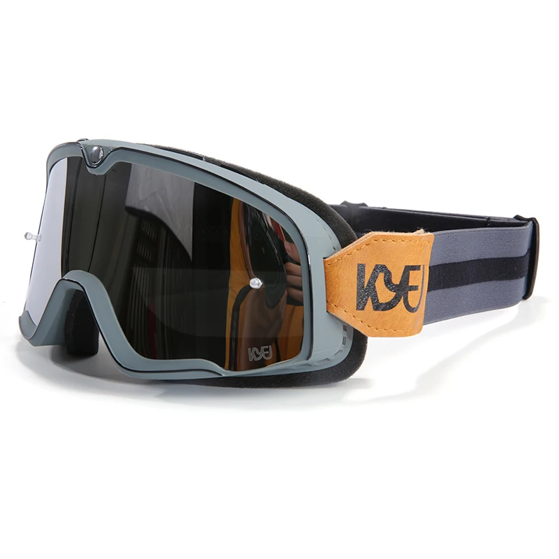 Kaiyue Retro Cycling Off-Road Sports ATV Dirt Bike Racing Glasses Motorcycle Goggles Motocross Goggles