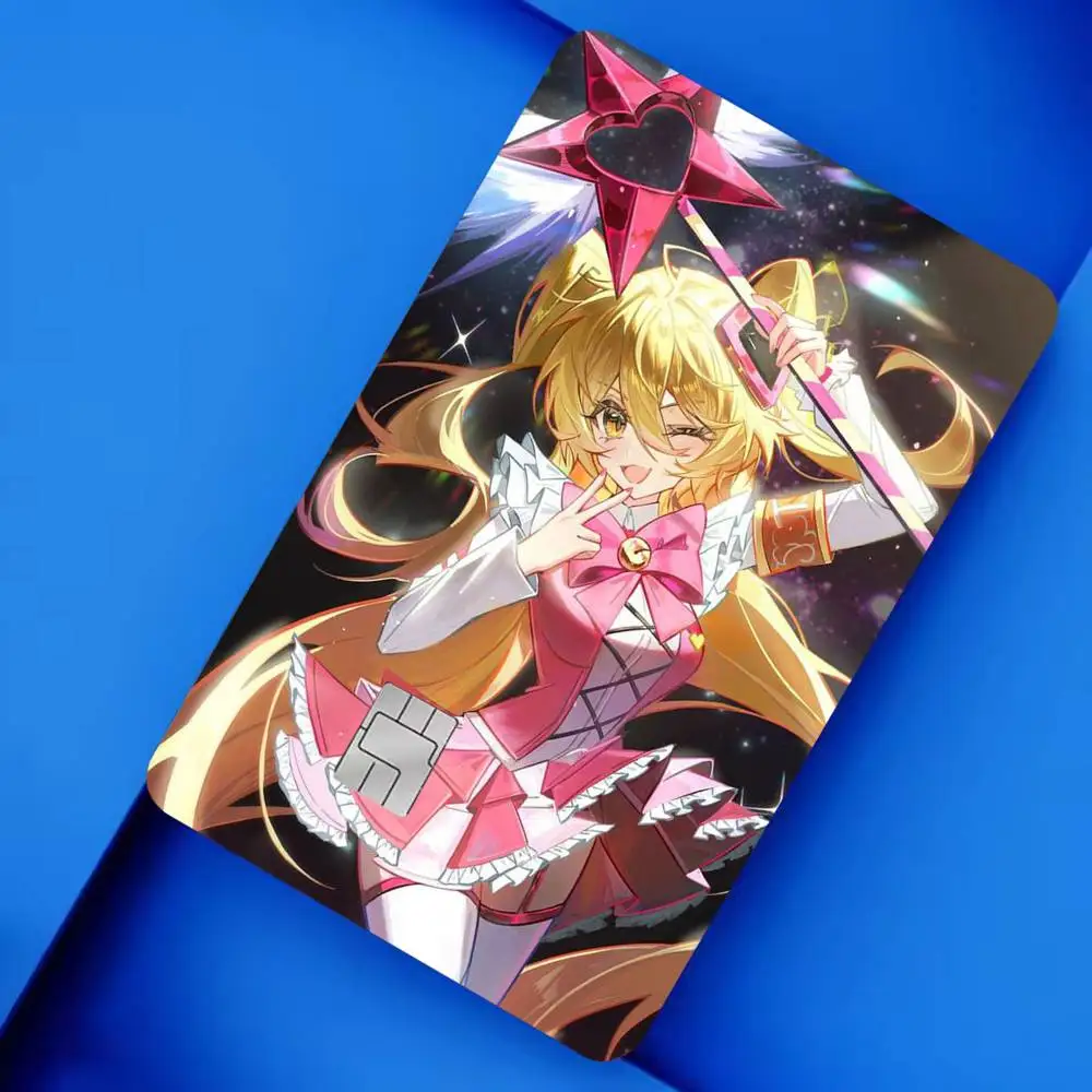 D-Don Quixote Limbus Ishmael Company Game 4pcs 1Set Film Skin for Debit Credit Bank Visa Card Decal Cover