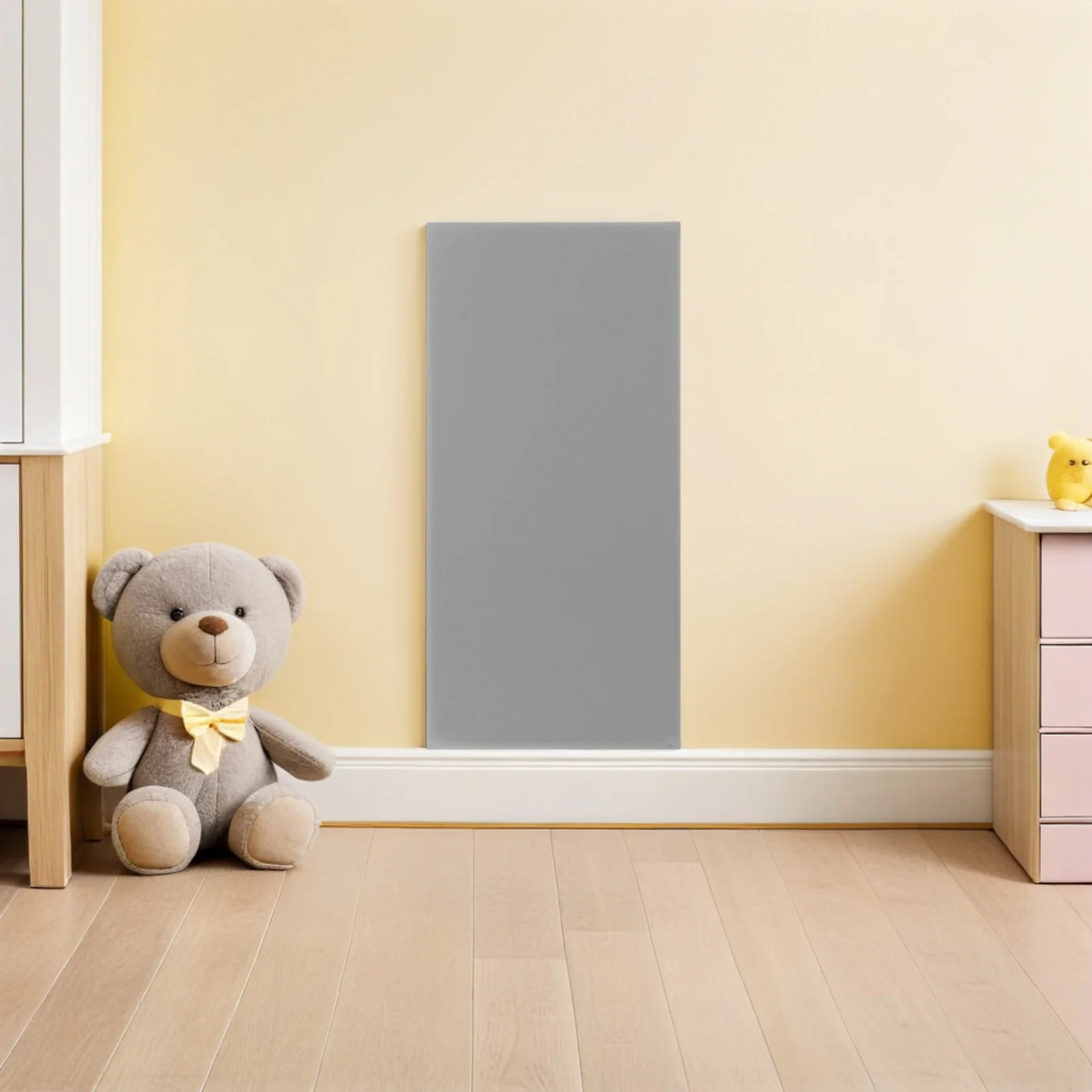 

3Pcs Children's Anti-Collision Wall Padding Soft Blue Self-Adhesive Waterproof Peel and Stick Cushion for Kids Room Nursery