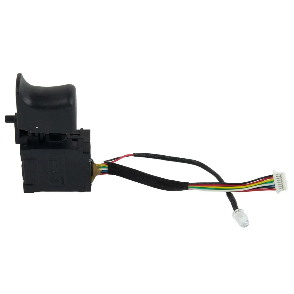 

Speed Control Push Button Trigger Switch With Light 36V DC 15A For Cordless Electric Wrench Power Tool Accessories