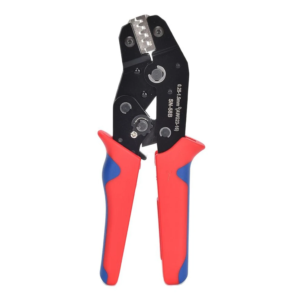 SN-58B Crimping Tools Kit For XH2.54 Tab2.8 4.8 6.3 /Tubular/Insulated Terminals Crimper Plier With 4 Jaw Kit to Choose