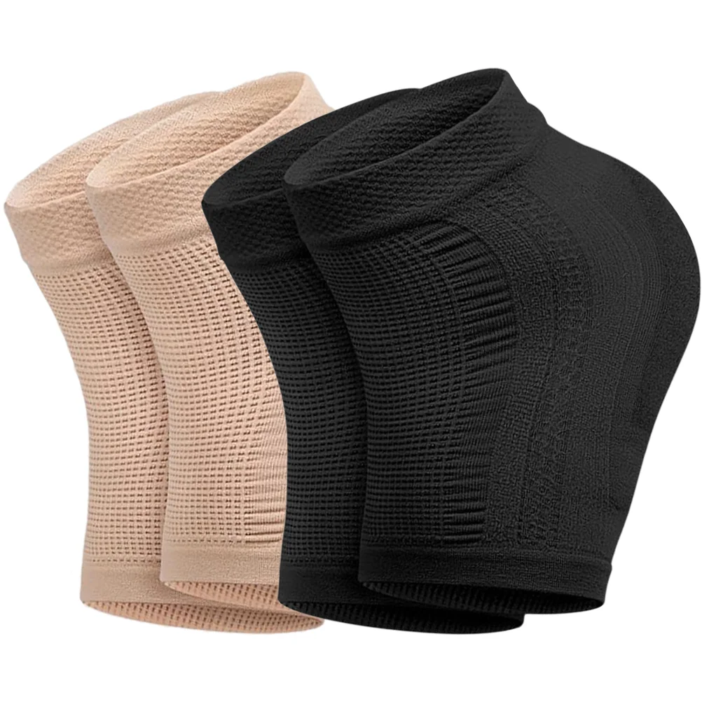 2 Pairs Heel Sock Foot Protector for Women Gel Sleeve Breathable Cover Winter Supplies Nylon Replaceable Man Elastic