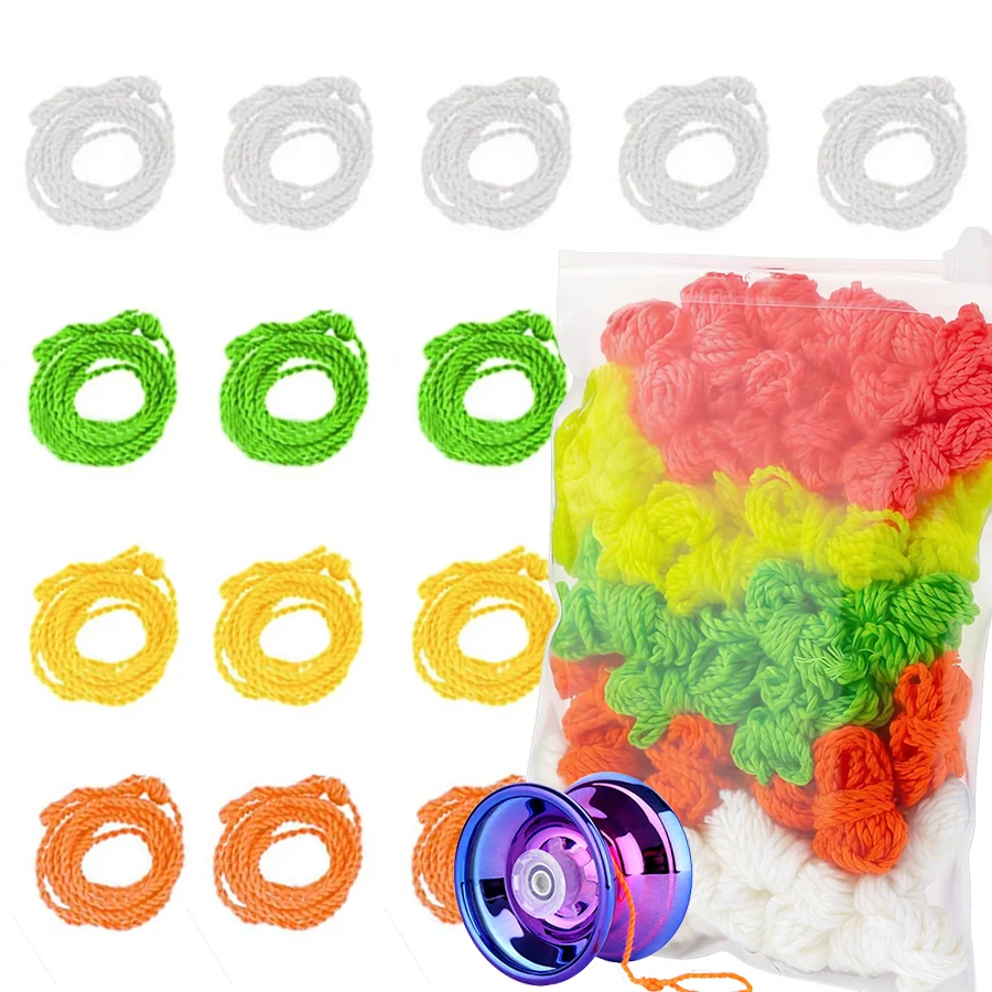 30/50pcs YOYO Ball Ropes 105cm Colorful Accessories for Professional Competitions Daily Practice Replacement Supplies XJM