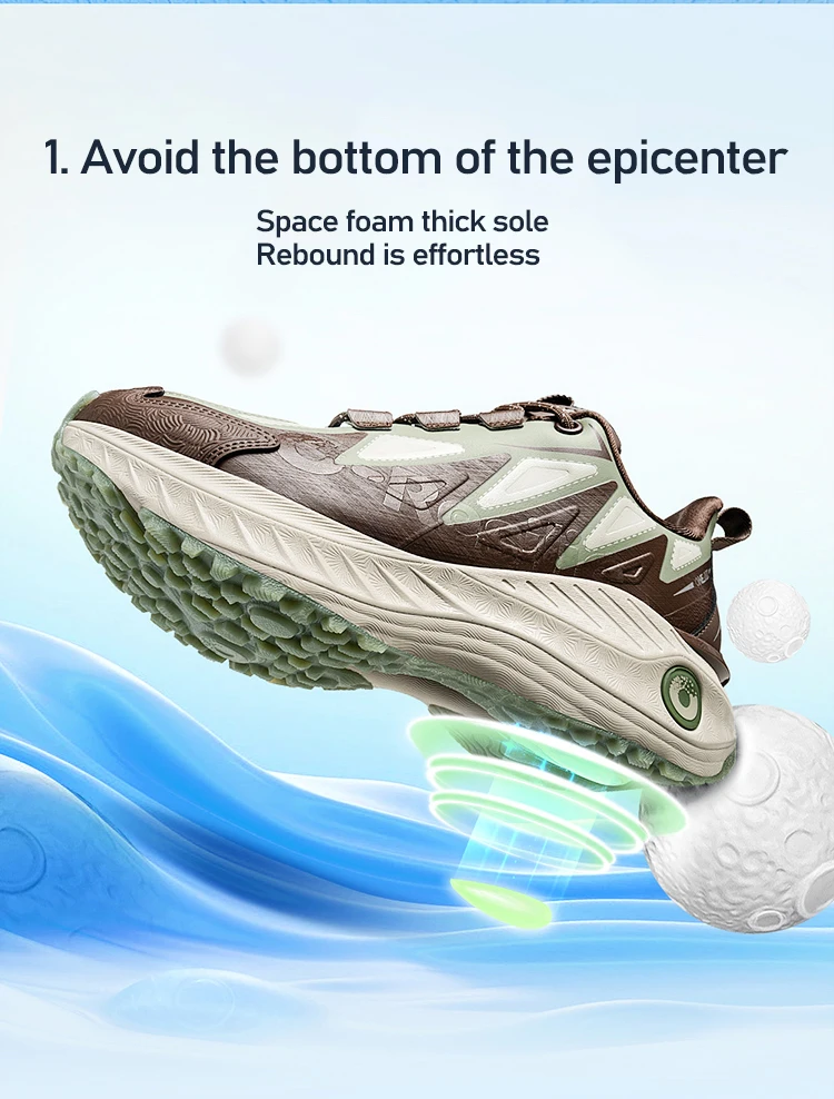 ONEMIX Damen-Trail-Laufschuhe, rutschfeste Ledersneakers, stabile Offroad-Sportschuhe, Outdoor-Walking-Sneakers – Detail 6