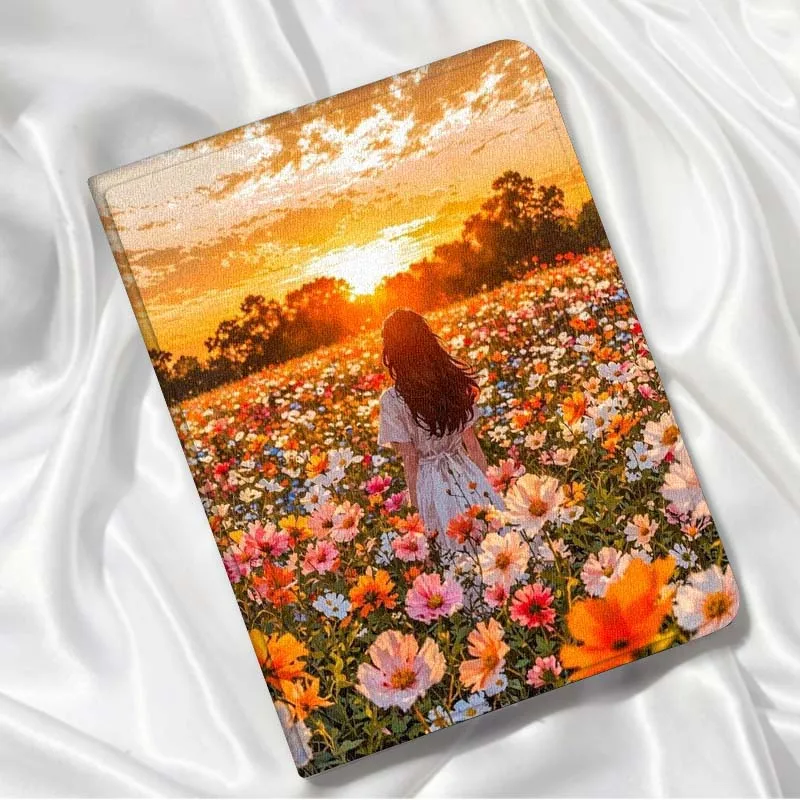 

Girl Flower Beautiful Scenery Tablet Case For Xiaomi Redmi Mi Pad 4 5 6 6s 7 7s SE Pro 2 11 Plus Max 12.4 11.2 12.5 8.7 inch