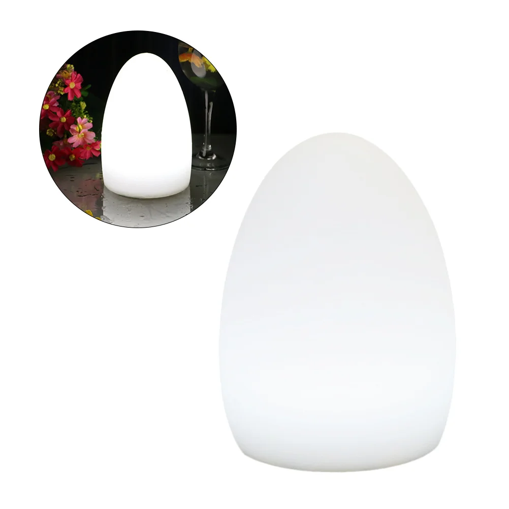 

Led Egg Shaped Night Light 10X15Cm Color Changing Touch Sensor Usb Charging Desk Lamp For Bedroom Home Decor