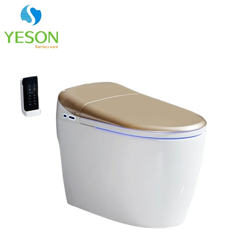 Floor Mounted WC Intelligent Sanitary Ware Water Closet Bathroom Automatic Ceramic New Design Smart Toilet Commode