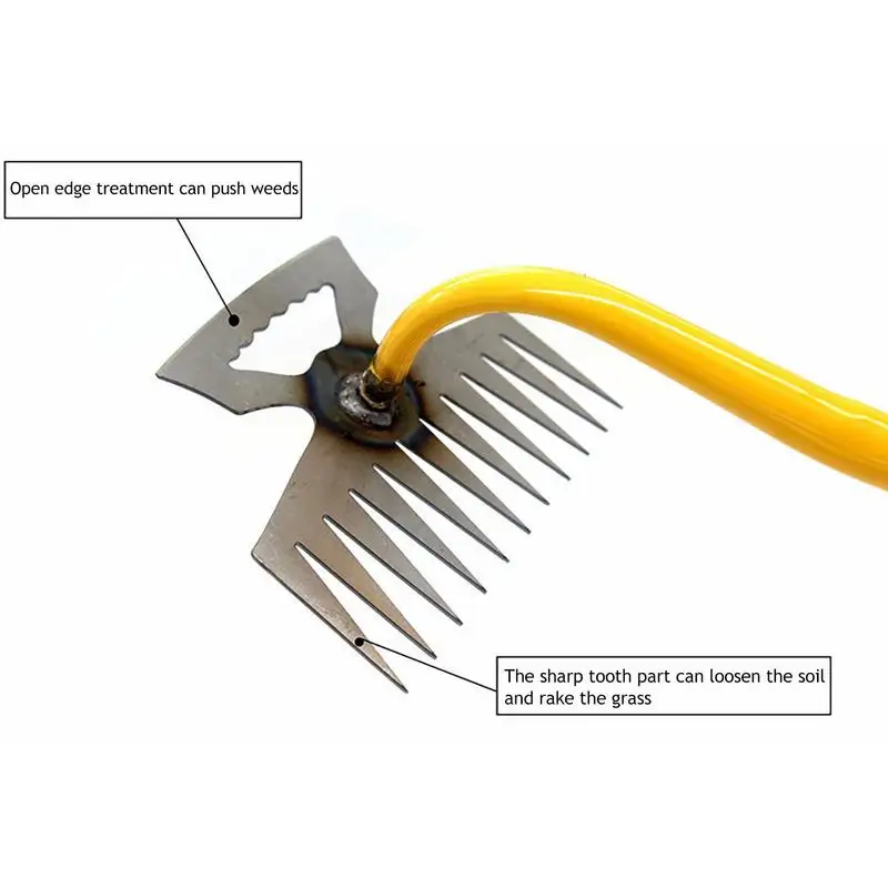 Imagem -02 - Manual Weeding Extrator Ferramenta Weeding Cavagem pá de Grama Removedor de Raiz de Gramado Enxada de Jardim Jardim Suprimentos U50