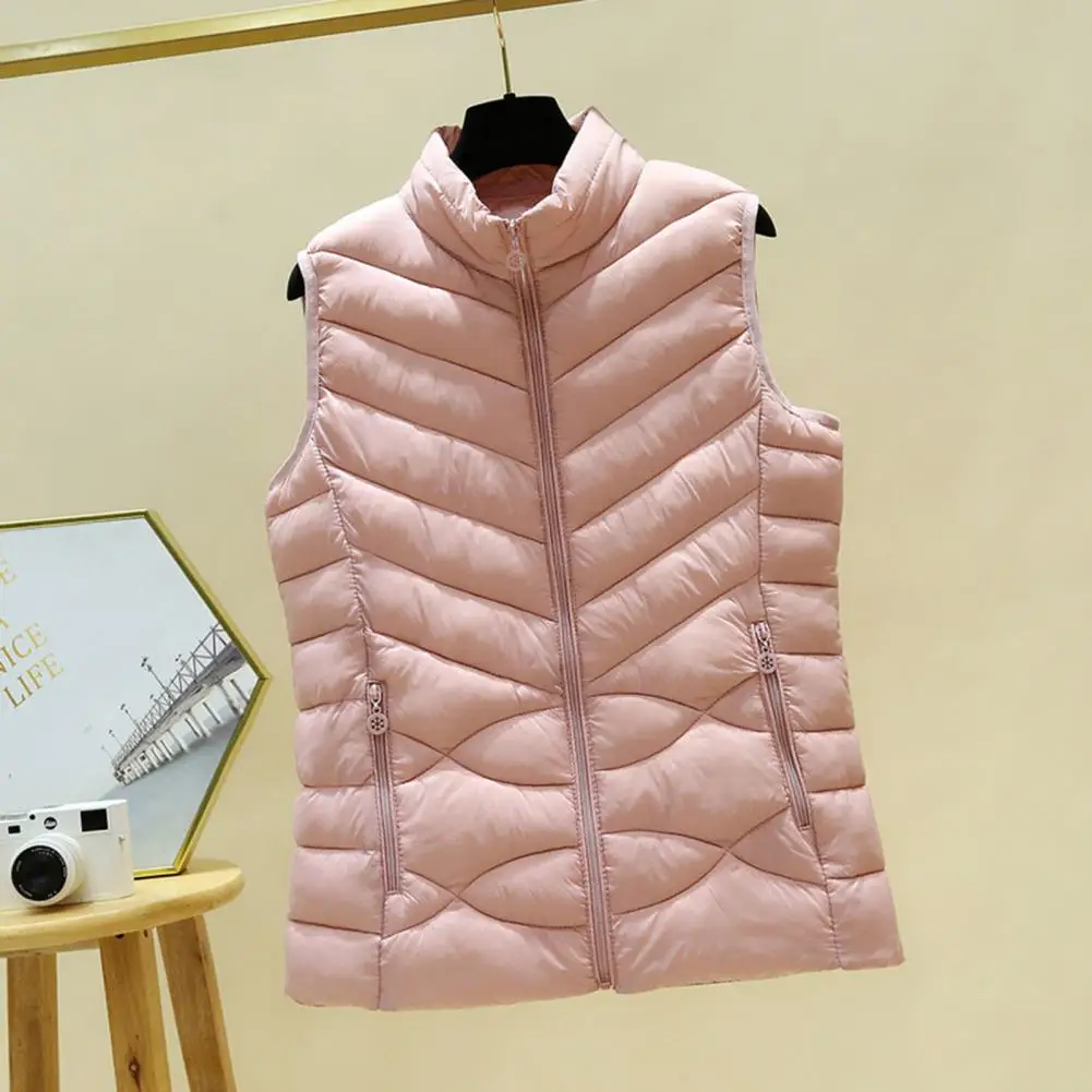 Lightweight Fall Vest Women Fashion Vest Stylish Women's Padded Vest for Autumn Winter Ultra Light Sleeveless Jacket for Home