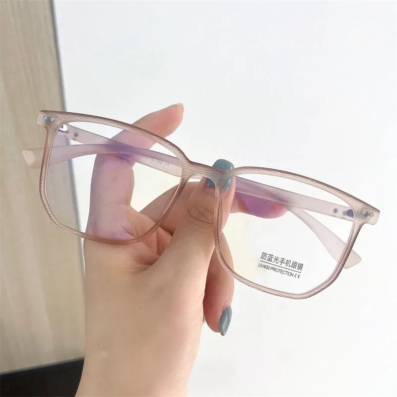 Hot Selling Women's Eyeglasses Frame Square Shape TR90 Material Glasses for Women Anti Blue Light Eyeglasses