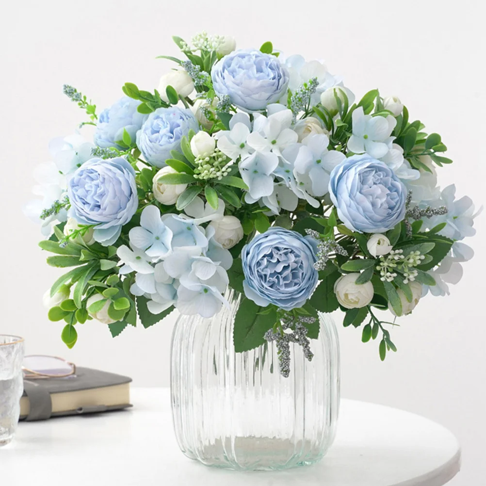 

Simulation Flower Bouquet Artificial Wedding Decor Bride Holding Floral Arrangement Diy Silk Flowers For Photography Backdrop