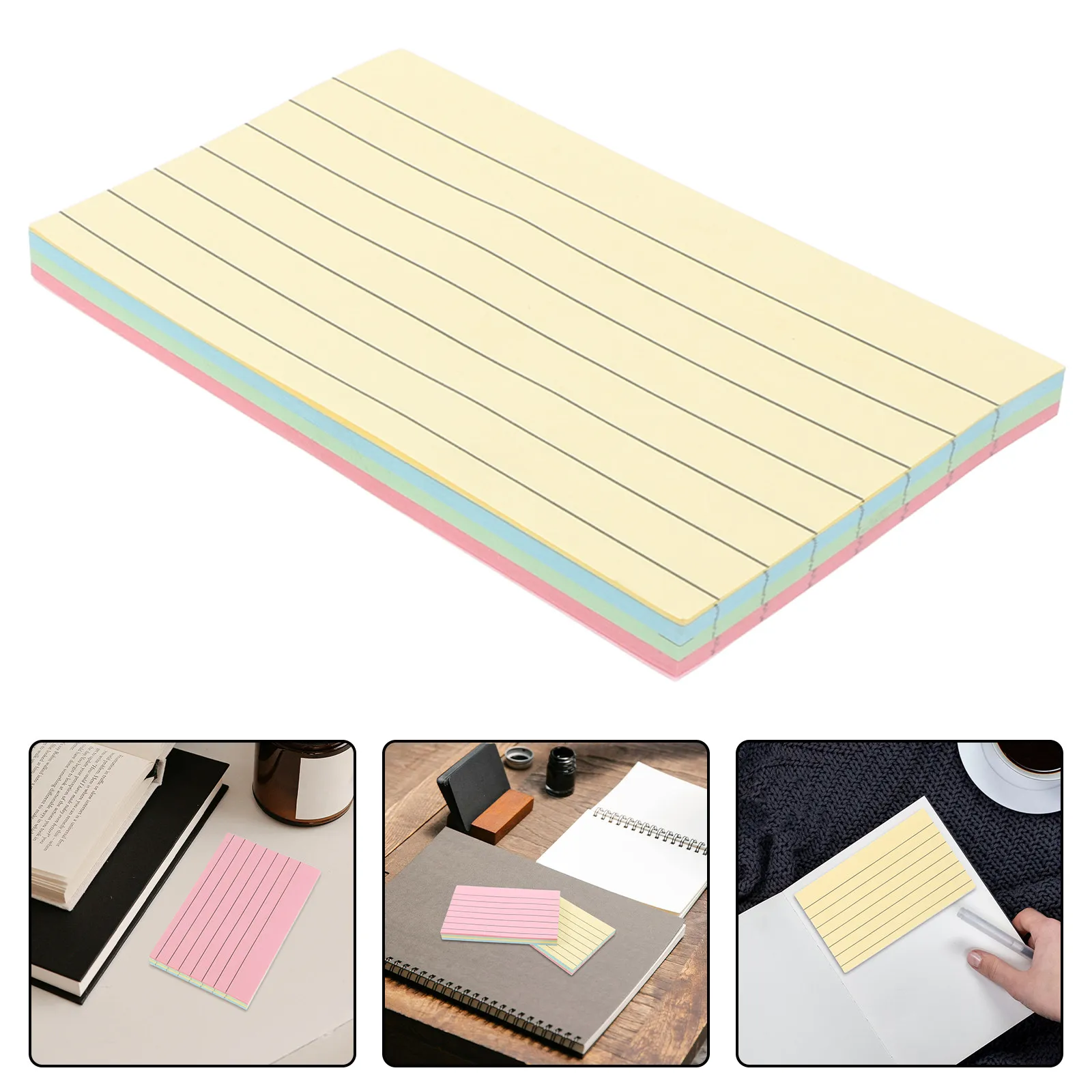 

200 белых линованных карточек-индексов с точной вырезкой для перьевых и роллерных ручек