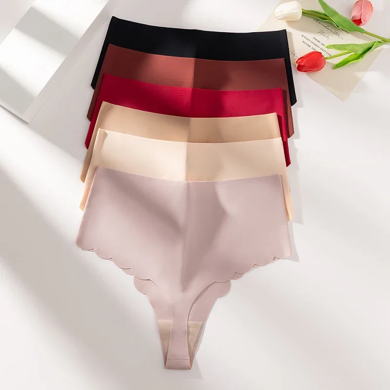 3PCS/Set Women's Panties Fashion Simple Female Thongs Sexy Lingerie Sport G-Strings Soft  Underwear Comfort Underpants