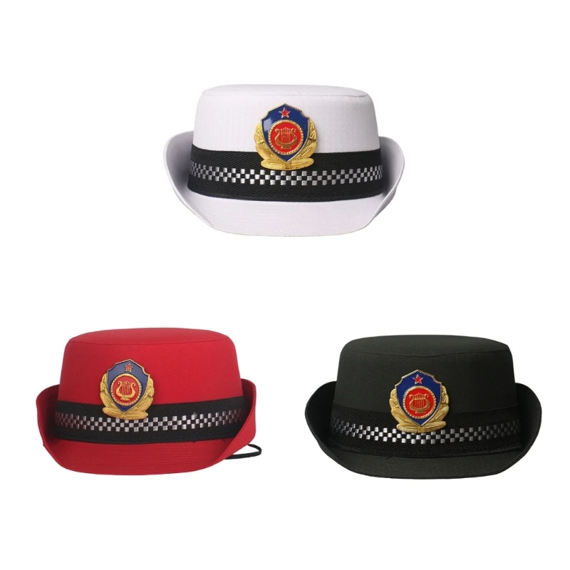 

Women Airline Stewardess Hat for Party Badges BandEtiquette Costume Hat for Bachelorettes Party RolePlay Female Dropship