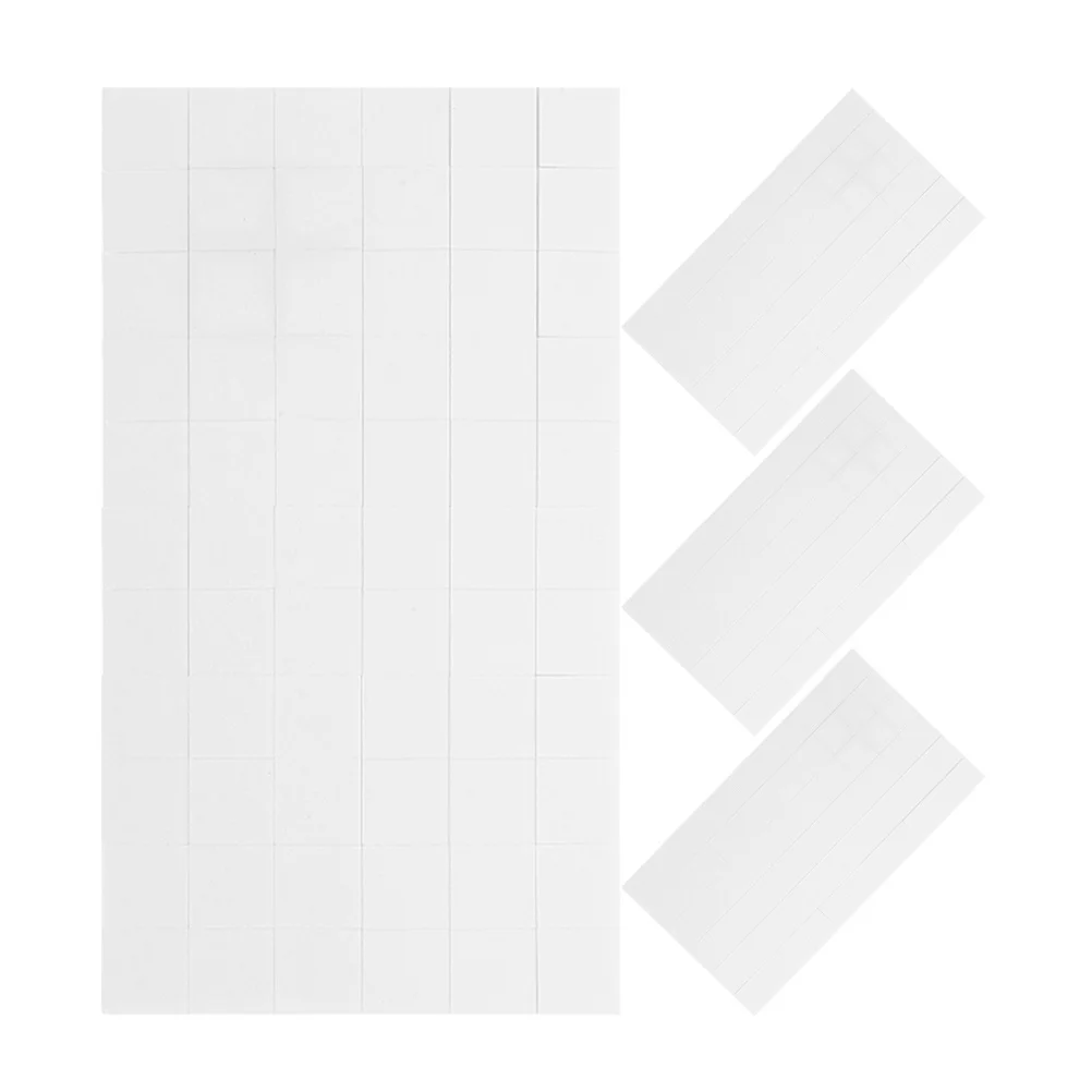 4 أوراق مربعات رغوة لاصقة مزدوجة الجوانب شريط إسفنجي إيفا للمشروعات اليدوية DIY لوازم صنع بطاقات الديكور