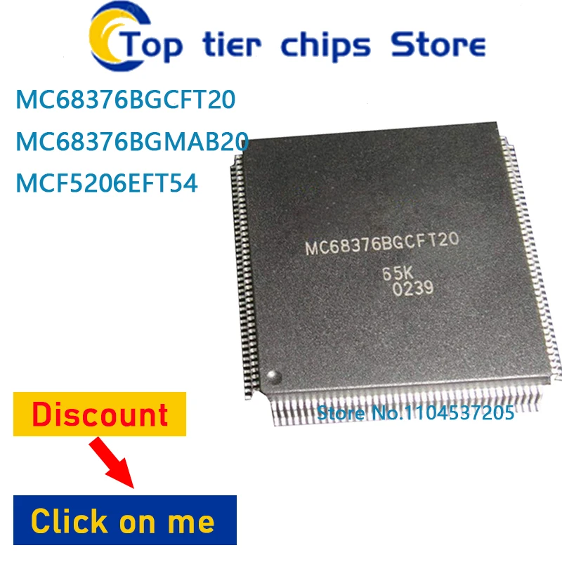 1PCS~5PCS/LOT  MC68376BGCFT20 MC68376BGMAB20 MCF5206EFT54 QFP160 100% NEW