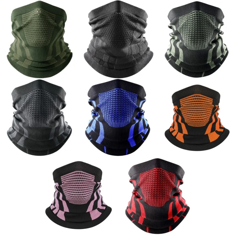 Motorcycle Mask Winter Half Face Mask Windproof Cycling Snowboard Ski Hiking Masks Scarf Neck Gaiter Warm Bicycle Mask