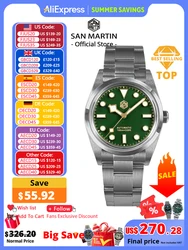 San Martin Vintage 36mm BB36 Explore Climbing Series Luxury Men Watch Couples Sport Watches Automatic Mechanical 10Bar Relogio