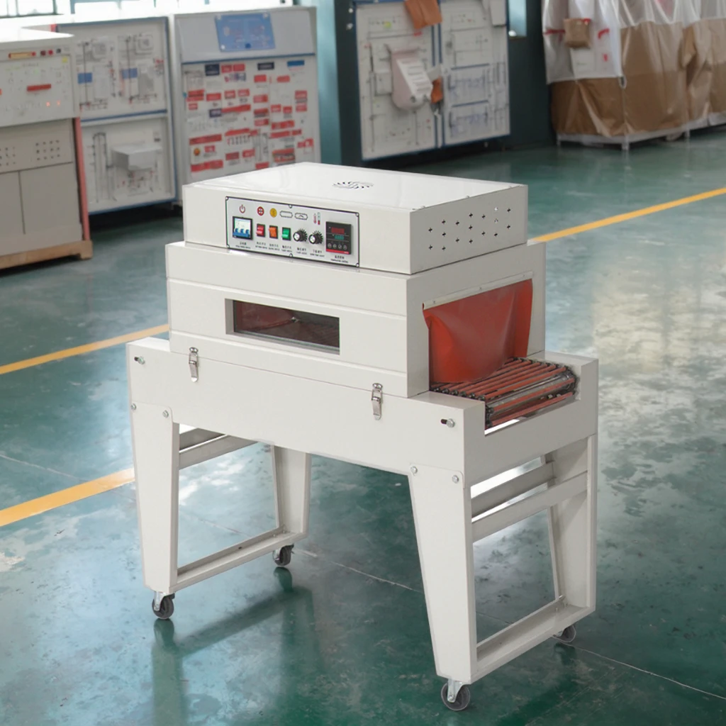 

Fully Automatic Shrink Plastic Pet Bottle Heat Pvc Shrink Film Sleeve Tunnel Packaging Wrapping Machine