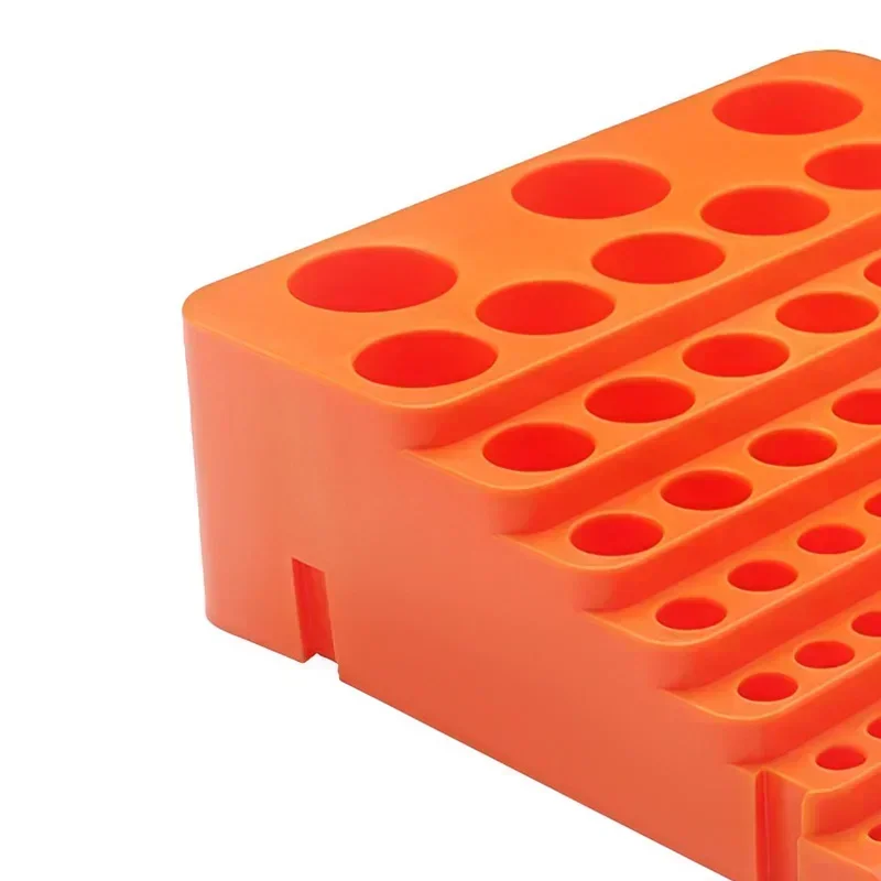 

Boxes Multifunctional Box Accessories CNC 84 Tool Holes Plastic Case Milling Organizer Drill Tool Storage Cutter Bit Cutter